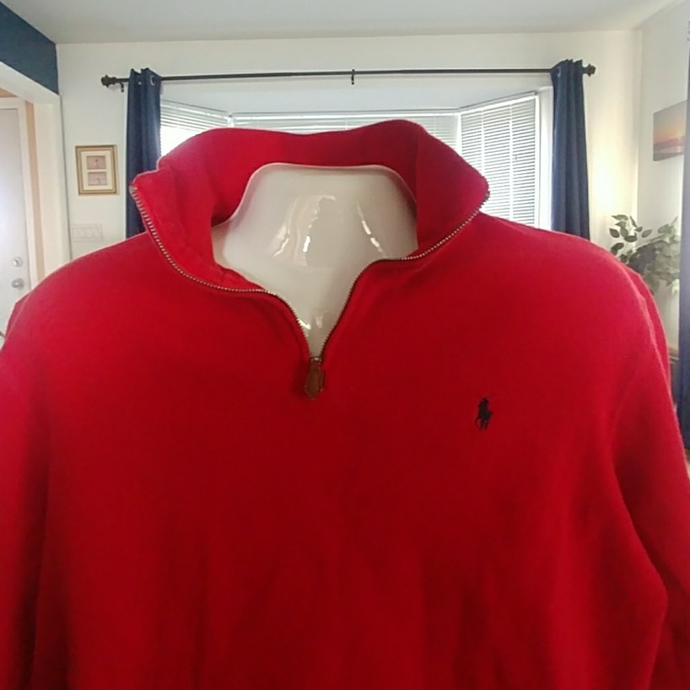 🎆HP🎆Mens Ralph Lauren Polo Half Zip